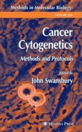 book Cancer Cytogenetics: Methods and Protocols