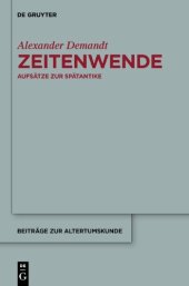 book Zeitenwende: Aufsätze zur Spätantike