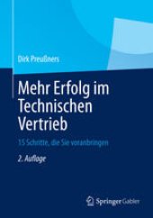 book Mehr Erfolg im Technischen Vertrieb: 15 Schritte, die Sie voranbringen