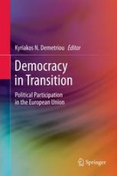 book Democracy in Transition: Political Participation in the European Union