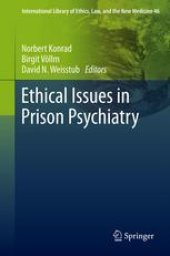 book Ethical Issues in Prison Psychiatry