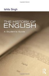 book The History of English: A Student's Guide