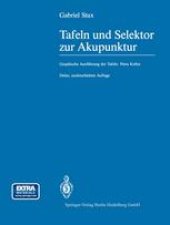 book Tafeln und Selektor zur Akupunktur