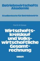 book Wirtschaftskreislauf und Volkswirtschaftliche Gesamtrechnung