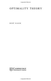 book Optimality Theory