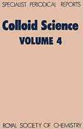 book Colloid Science Volume 4