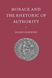 book Horace and the Rhetoric of Authority