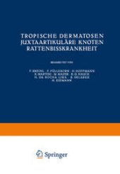 book Tropische Dermatosen Juxtaartikuläre Knoten Rattenbisskrankheit