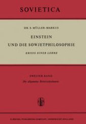 book Einstein und die Sowjetphilosophie: Krisis Einer Lehre