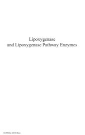 book Lipoxygenase and lipoxygenase pathway enzymes