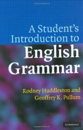 book A Student's Introduction to English Grammar