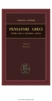 book Pensatori greci. Vol. III: Platone