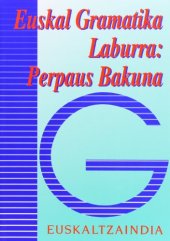 book Euskal gramatika laburra: Perpaus bakuna