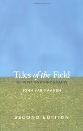 book Tales of the Field: On Writing Ethnography