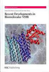 book Recent developments in biomolecular NMR