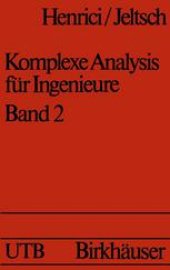 book Komplexe Analysis für Ingenieure: Band 2