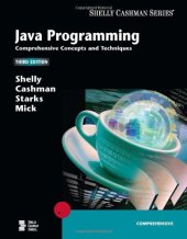 book Java programming: comprehensive concepts and techniques