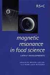 book Magnetic Resonance in Food Science - Latest Developments