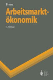 book Arbeitsmarktökonomik