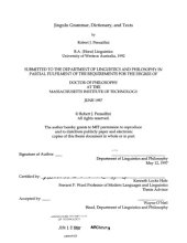 book Jingulu grammar, dictionary, and texts