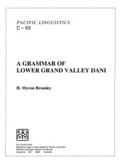 book A grammar of Lower Grand Valley Dani