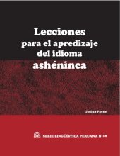 book Lecciones para el aprendizaje del idioma ashéninca