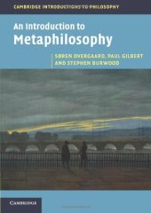 book An Introduction to Metaphilosophy