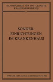 book Sondereinrichtungen im Krankenhaus