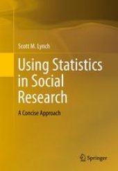 book Using Statistics in Social Research: A Concise Approach