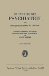 book Grundriss der Psychiatrie