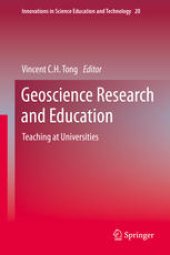 book Geoscience Research and Education: Teaching at Universities