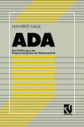 book ADA: Eine Einführung in die Programmiersprache der Softwaretechnik