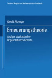 book Erneuerungstheorie: Analyse stochastischer Regenerationsschemata