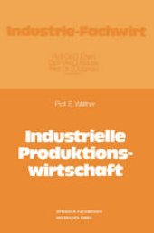 book Industrielle Produktionswirtschaft