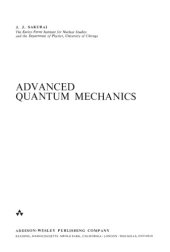 book Advanced Quantum Mechanics Sakurai (1967)