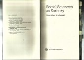 book Social Sciences as Sorcery