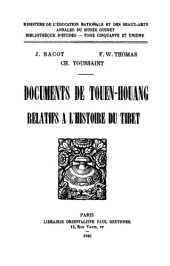 book Documents de Touen-Houang relatifs à l'histoire du Tibet