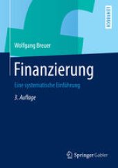 book Finanzierung: Eine systematische Einführung