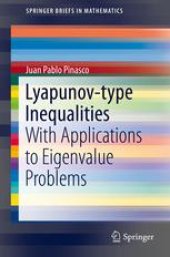 book Lyapunov-type Inequalities: With Applications to Eigenvalue Problems