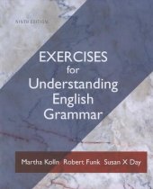 book Exercise Book for Understanding English Grammar