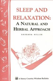 book Sleep and Relaxation: A Natural and Herbal Approach