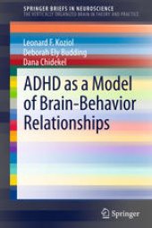 book ADHD as a Model of Brain-Behavior Relationships