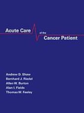 book Acute care of the cancer patient