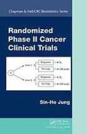 book Randomized phase ii cancer clinical trials