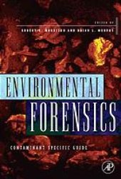 book Environmental forensics: contaminant specific guide