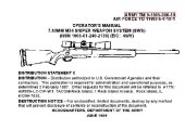 book TM 9-1005-306-10. Operator's manual 7.62mm M24 Sniper Weapon System