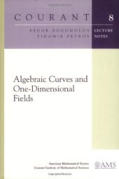 book Algebraic Curves and One-Dimensional Fields