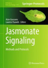 book Jasmonate Signaling: Methods and Protocols