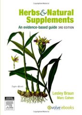 book Herbs and Natural Supplements: An Evidence-Based Guide