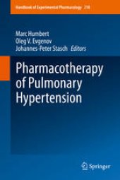 book Pharmacotherapy of Pulmonary Hypertension